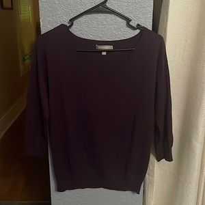 Purple Banana Republic Long Sleeve Tee